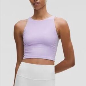 Lululemon lavender purple Align Crop Top size 6